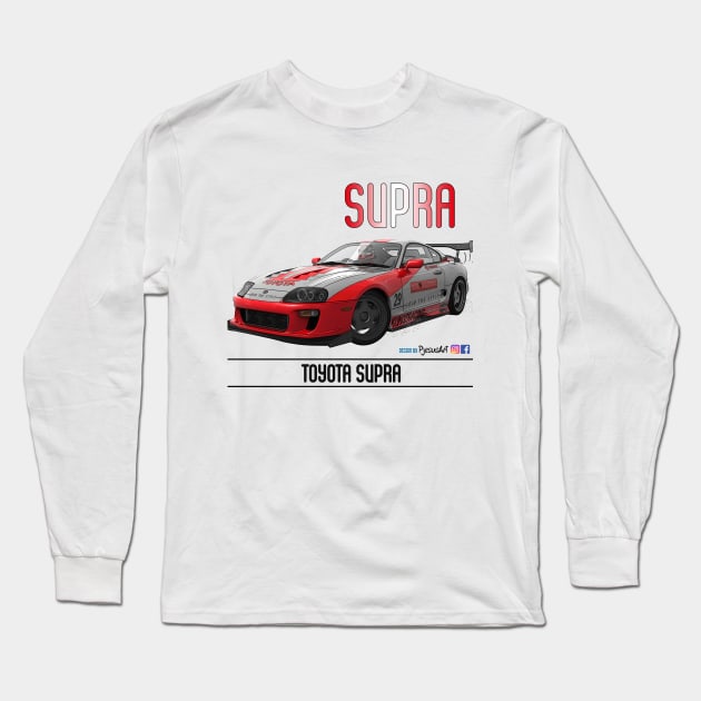 Supra Time Attack Kunos Long Sleeve T-Shirt by PjesusArt